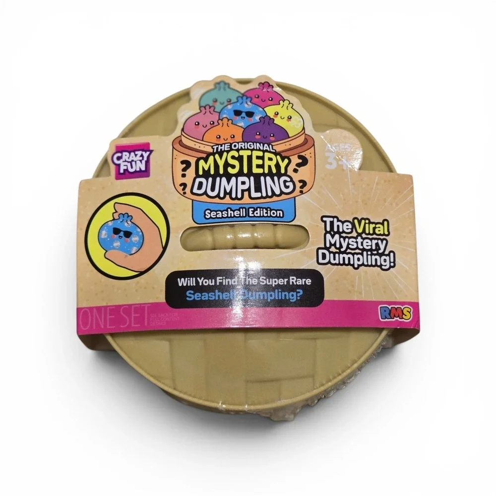RMS Crazy Fun Mystery Dumpling Seashell Edition Viral Squishy Toy Blind Box New